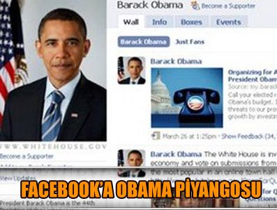Obama Facebook'u arkasına aldı