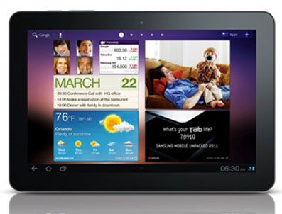 BLUETOOTH - Galaxy Tab 10.1 Wi-Fi gelecek ay mağazalarda