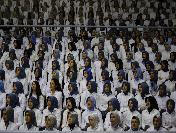 İmam Hatipli 1200 Öğrenciden Koro Rekoru Denemesi