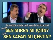 İki yazar canlı yayında birbirlerine girdi