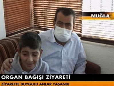 Oorgan bağışı ziyaretinde duygusal anlar yaşandı