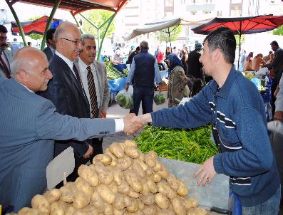 SADIK YAKUT - Ak Partili Adaylar Pazar Gezilerinde