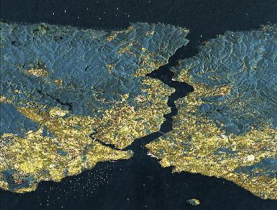 Alman Terrasar-X Uydusu İstanbul’U Fotoğrafladı