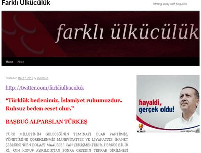 Ak Parti'nin farklı ülkücüler sitesine reklam verdiği iddiası