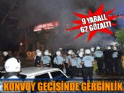 Erdoğan'ın konvoyunun geçişi sırasında olay