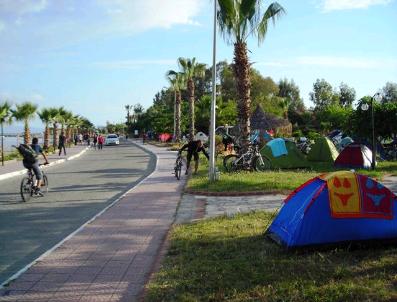 LAHEY - Bisikletçiler Ören’De Kamp Yaptı