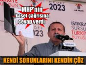 Kendi sorunlarını kendileri çözsün