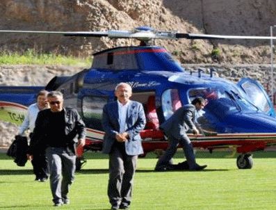 Kılıçdaroğlu'nun helikopteri arızalandı