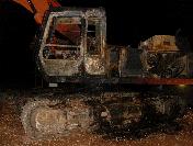 Teröristler Silvan‘da Şantiye Bastı, Araçları Ateşe Verdi