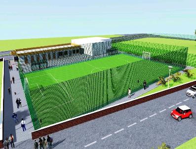 ÖZGEN KESKIN - Arabayağı Spor Tesislerinin Temeli Atıldı