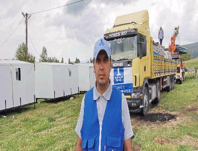 Deniz Feneri Derneği'nden Simavlı depremzelere prefabrik bina yardımı