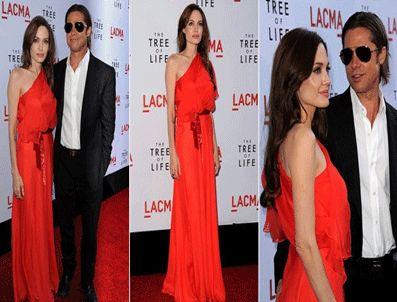 BRAD PİTT - Kırmızı halıda boy gösterdiler