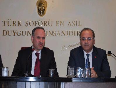 SALİH KAPUSUZ - Gedikli‘den Minibüsçü Esnafına Ziyaret