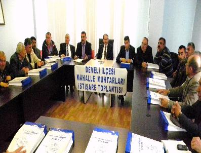 SEYRANI - Başkan Recep Özkan Ve Mahalle Muhtarları Bir Arada