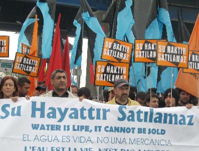 ÖZGÜRLÜK VE DAYANıŞMA PARTISI - İstanbul 2. Uluslararası Su Forumu Protesto Edildi