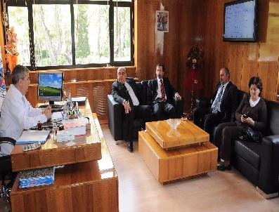 MUĞLA ÜNIVERSITESI - Tıp Hocalarından Başhekime Ziyaret