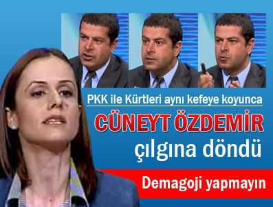 Cüneyt Özdemir canlı yayında çıldırdı