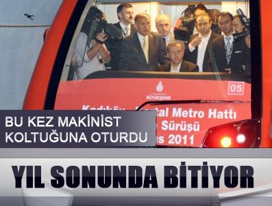 Başbakan Erdoğan metro hattında deneme sürüşü yaptı