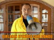 Sadettin Teksoy sarı montuyla reklam görevinde