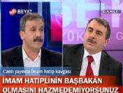 Canlı yayında İmam Hatip kavgası