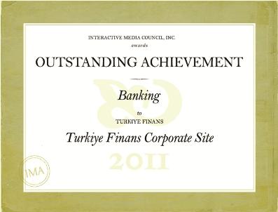 TÜRKIYE FINANS - Türkiye Finans’In Web Sitesine Üstün Başarı Ödülü