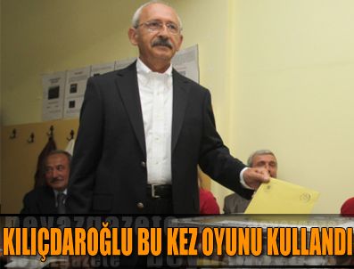 Kılıçdaroğlu, eşi ve oğluyla birlikte oyunu kullandı