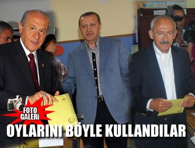 ALTUNIZADE - 12 Haziran genel seçimleri kapsamında parti liderleri sandık başına gitti