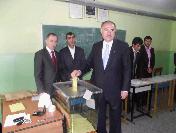 Yılmaz Erzurum Lisesi’Nde Oy Kullandı…