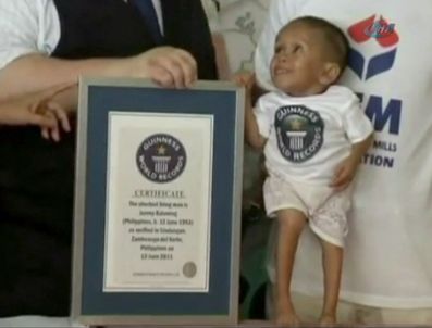 İşte dünyanın en kısa adamı