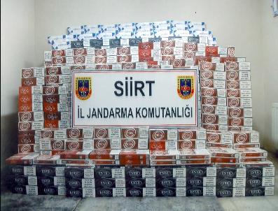 Pervari‘de Kaçak Sigara Ele Geçirildi