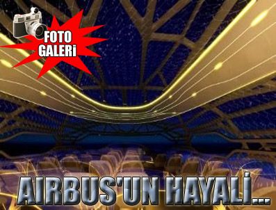 Airbus'Tan 'Transparan' Yolcu Uçağı