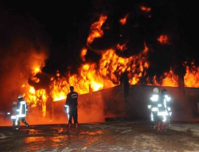 TONGA - Kırıkkale'deki mobilya fabrikasında yangın çıktı