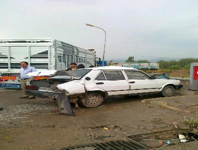 Hisarcık‘ta Trafik Kazası: 2 Yaralı