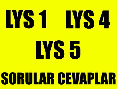OSYM 2011 LYS sınavı soru ve cevapları henüz açıklanmadı