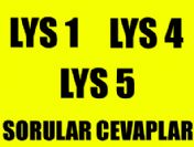 2011 LYS soruları ÖSYM (osym.gov.tr)