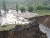 Kalkan Söğüt Dere Barajı yıkıldı