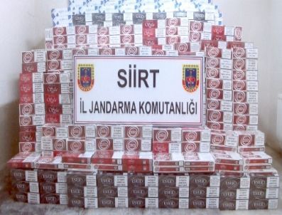 Pervari‘de Kaçak Sigara Ele Geçirildi