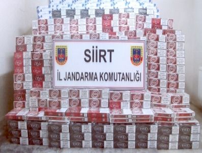 Pervari‘de Kaçak Sigara Ele Geçirildi