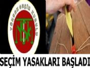 Seçim yasakları oy verme günü saat 24'te bitecek