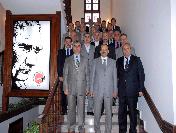 Taşköprü Ekibi, Rektör Seyit Aydın‘ı Ziyaret Etti