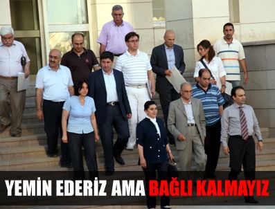 ŞERAFETTIN ELÇI - BDP'li bağımsızların yemin formülü