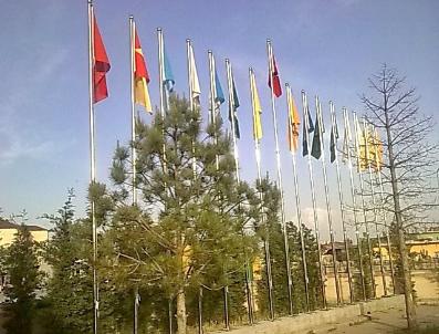 Nevşehir’De Türk Devletlerinin Bayrakları Dalgalanıyor