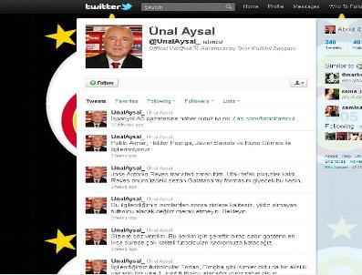 Ünal Aysal, Reyes‘i Twitter‘ledi
