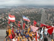 Türkçe sevdalıları İstanbul'a tepeden baktılar