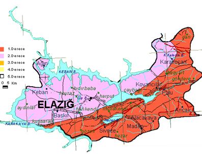 Elazığ'da 5,4 şiddetinde deprem