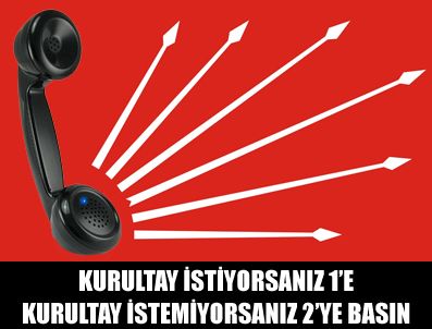 TARıK ŞENGÜL - Kurultay istiyorsanız 1'e istemiyorsanız 2'ye basın