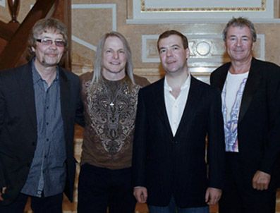DEEP PURPLE - Medvedev'de rockçı çıktı