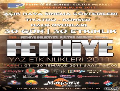 LEVENT KIRCA - Fethiye Yaz Etkinlikleri 1 Temmuz’Da Başlıyor