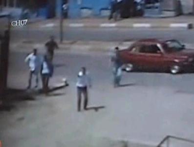 Silahlı saldırı anı güvenlik kameralarına yansıdı