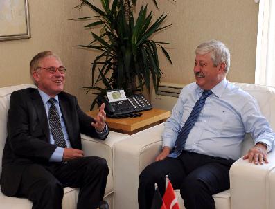 ECKART CUNTZ - Alman Büyükelçi‘den Başkan Akaydın‘a Ziyaret